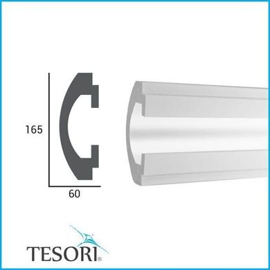 Карниз для LED освещения серия D Tesori KD 112