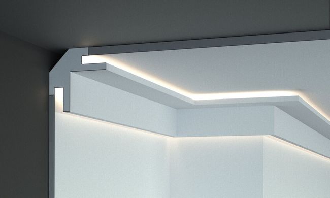 Карниз для LED освещения серия D Tesori KD 203