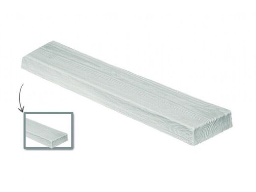 Панель поліуретанова DECOWOOD модерн ET 406 (2м) classic біла 12х3,5