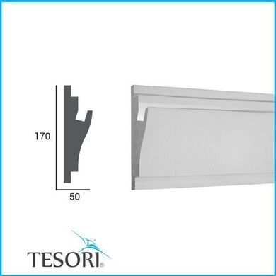 Карниз для LED освітлення серія D Tesori KD 403