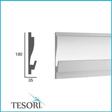 Карниз для LED освітлення серія D Tesori KD 405